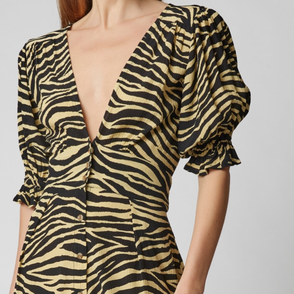 Faithfull Rafa Zebra Dress - Picture 3 of 10